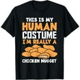 thumbnail image 1 of Funny Nugget Lover Human Costume Funny Chicken Nugget T-Shirt, 1 of 4