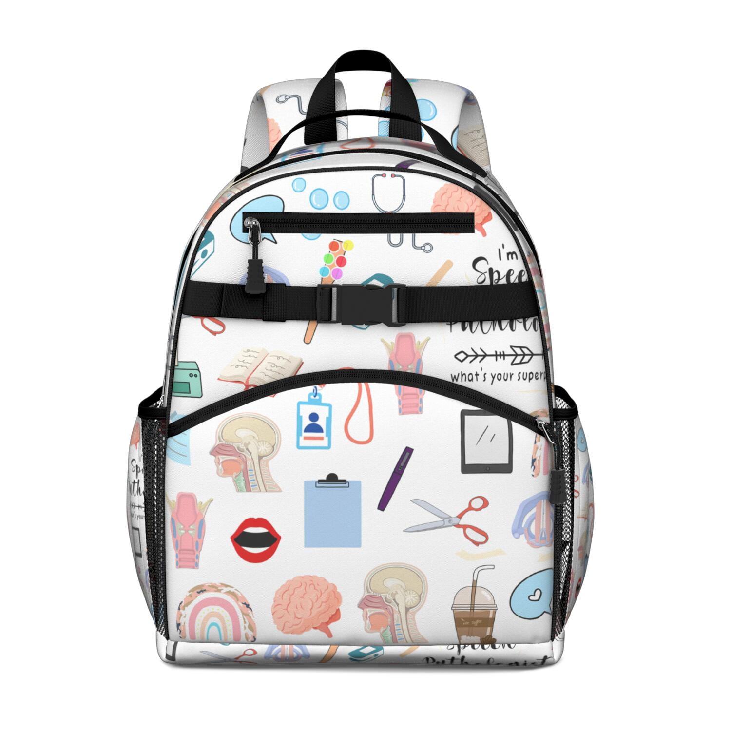 Funny Nurse Backpack - Waterproof Travel Daypack for Nursing Students with Secure Fit & Durable Construction