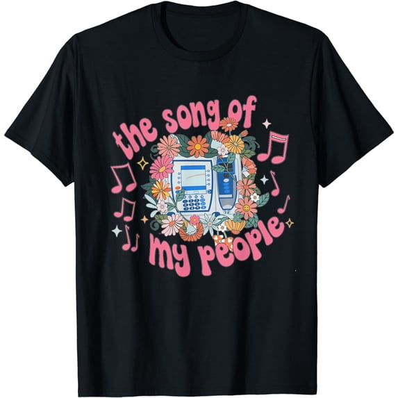 Funny Nurse Beeping IV Pump Infusion Nurse Spring Nurse T-Shirt