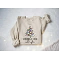 thumbnail image 1 of Funny Nurse Christmas Shirt, Nurse Christmas Gift, Shine Bright Like A Call Light, Christmas Sweatshirt, RN Christmas Sweatshirt, 1 of 5