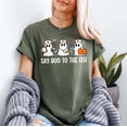 thumbnail image 1 of Funny Nurse Ghost Halloween Vaccine Say Boo to The Flu T-Shirt, Spooky Season T-Shirt, Fullsizes S-5XL Multicolors T-Shirt, 1 of 5