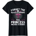 thumbnail image 1 of Funny Nurse Gift For Women Cool This Princess Wears Scrubs T-Shirt, 1 of 3