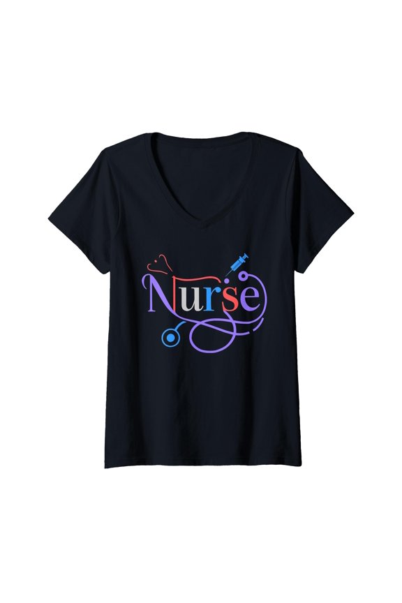 Funny Nurse Life Navy T-Shirt for Happy Nurse’s Day and National Nurses Week Celebration