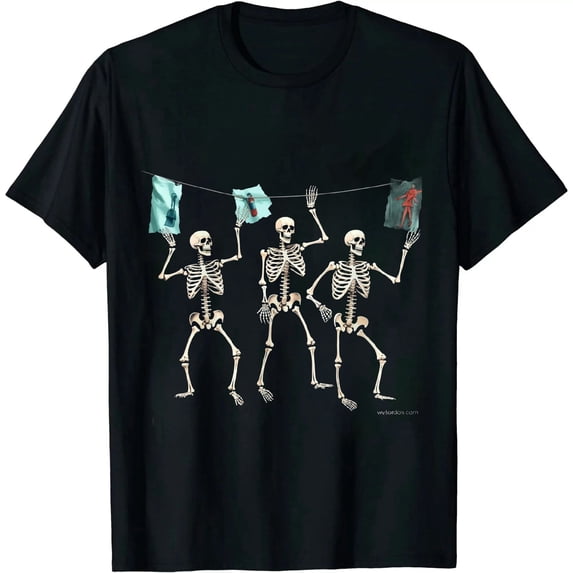 Funny Nurse Skeleton, Halloween healthcare Crew, Skeleton T-Shirt