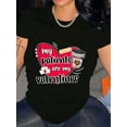 thumbnail image 1 of Funny Nurse Valentine's Day Heart Patients Women Short Sleeve Graphic Tee, 1 of 6