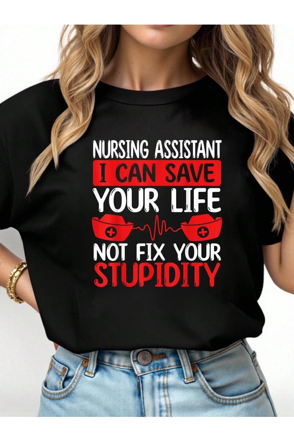 Funny Nursing Assistant Essentials CNA Appreciation Week T-Shirt