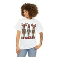 thumbnail image 1 of Funny Nutcracker Christmas T-shirt Women's Cute Holiday Shirt White Large, 1 of 7