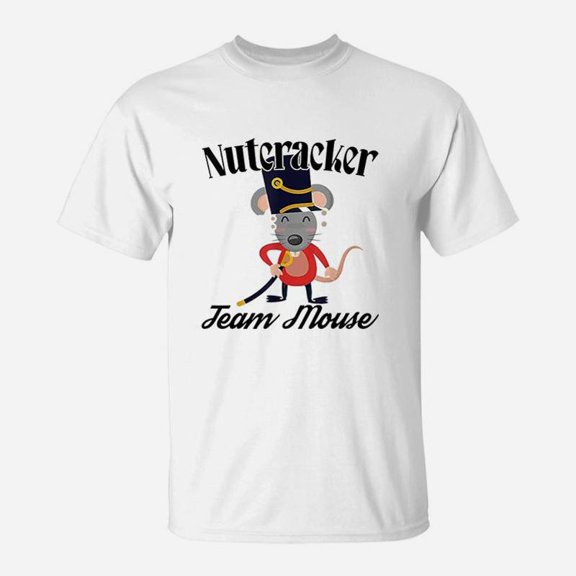 Funny Nutcracker Soldier Toy Christmas Dance Team Mouse TShirt