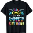 thumbnail image 1 of Funny OMG It's My Grandpa's Birthday Happy To Me You Grandpa T-Shirt, 1 of 4
