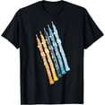 thumbnail image 1 of Funny Oboe Retro Rainbow - Oboe Reed Player Orchestra Member T-Shirt, 1 of 4