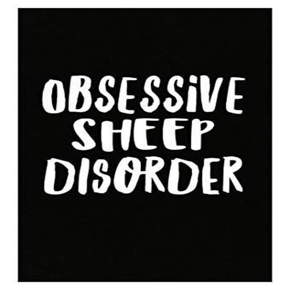 Funny Obsessive Sheep Disorder Poster - Wall Decor for Animal Lovers Gift