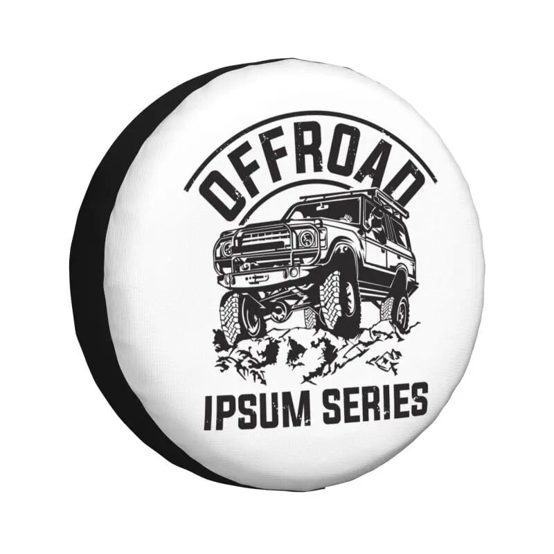 Funny Off Roading Quotes Spare Tire Cover for Honda CRV RV SUV Camper