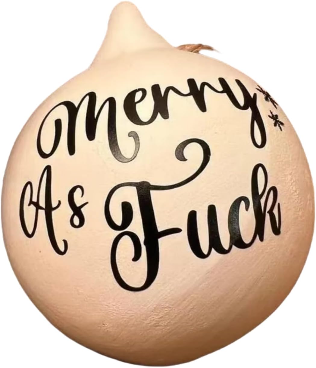 Funny Offensive Christmas BaublesRude Baubles, Prank Christmas Tree