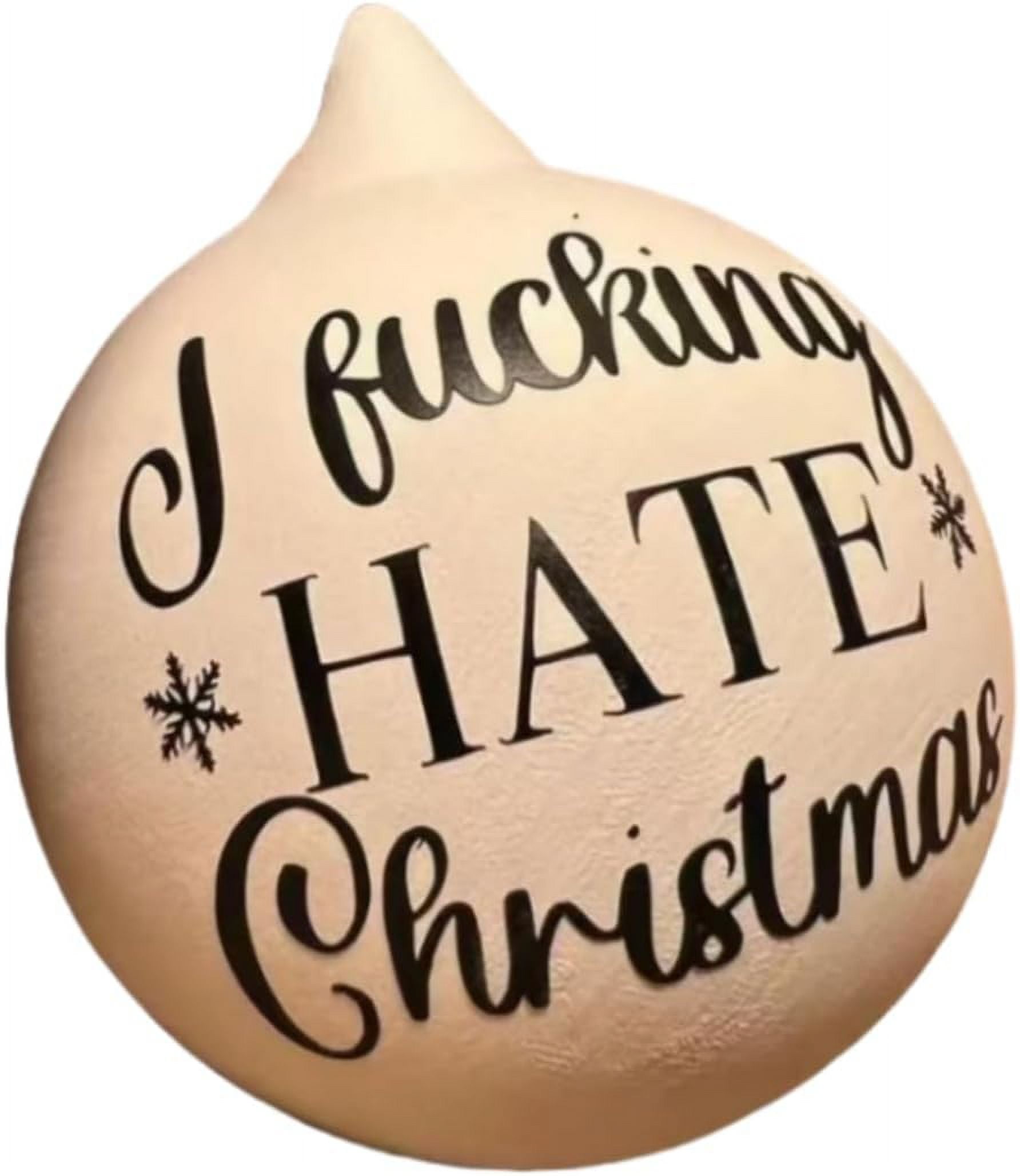 Funny Offensive Christmas BaublesRude Baubles, Prank Christmas Tree
