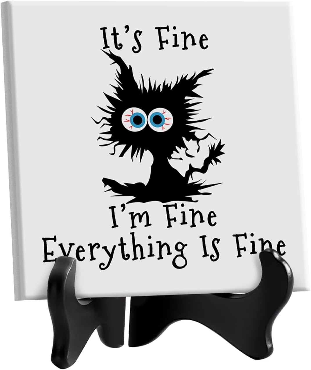Decorazione Da Scrivania Con Slogan Divertente – Blocco In Legno What (and I Cannot Stress This Enough) The F*ck – Regalo Per Amici E Colleghi