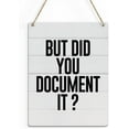 Funny Office Rustic Wall Art - Novelty Wooden Plaque for Cubicles ...