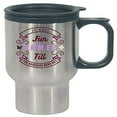 thumbnail image 1 of Funny Office Travel Mug - "It's All Fun Games 'Til The Adhesive Runs Out", 1 of 4