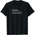 thumbnail image 1 of Funny Offsides Soccer Humor Graphic T-Shirt Sarcastic Sports Fan Men Women Casual Cotton Tee Retro Athletic Apparel, 1 of 6