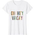 thumbnail image 1 of Funny Oh Hey, Vacay Beach Family Vacation Leopard Print T-Shirt, 1 of 3