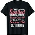 thumbnail image 1 of Funny Oilfield Worker's Wife TShirt I'm Not Spoiled, 1 of 3