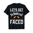 thumbnail image 1 of Funny Oktoberfest Let's Get Schnitzel Faced German Flag T-Shirt, 1 of 3