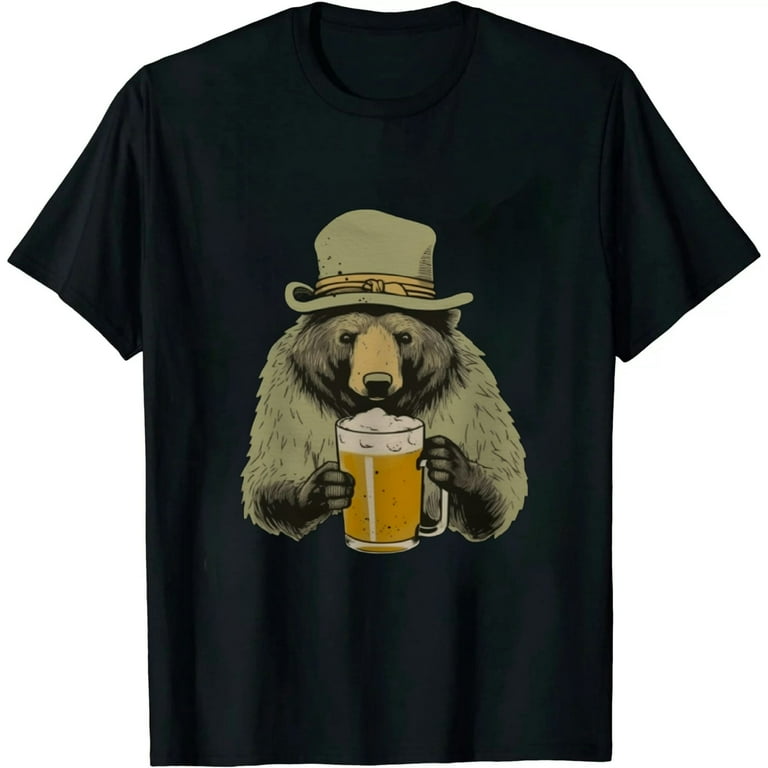Funny Oktoberfest Shirt Bier Beer Bear Hug German Party Tee Funny Oktoberfest Shirt Bier Beer Bear Hug German Party Tee
