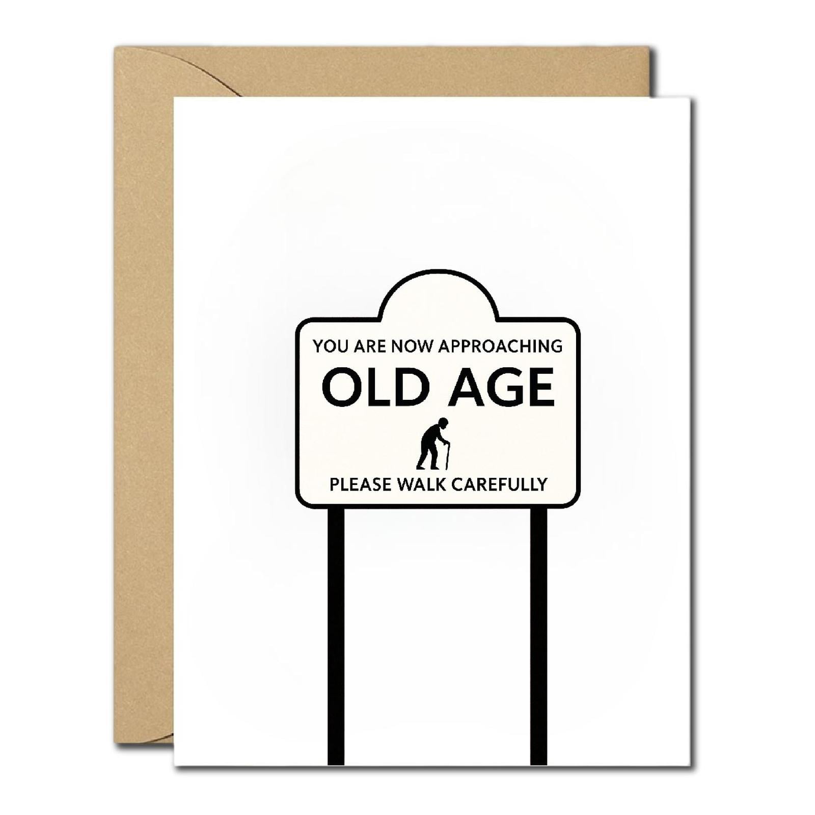 Funny Pig Birthday Card For Men - 'Another Year Older And Still Cool' Blank Inside