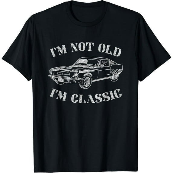 Funny Old Man Guy Saying Classic Car Graphic T-Shirt Unisex S-5XL Hot Trending Shirt, Vintage Birthday Gift