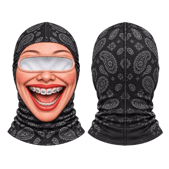 Funny Old Man Ski Mask 2027 New Thick Fleece Lined Balaclava for Men ...