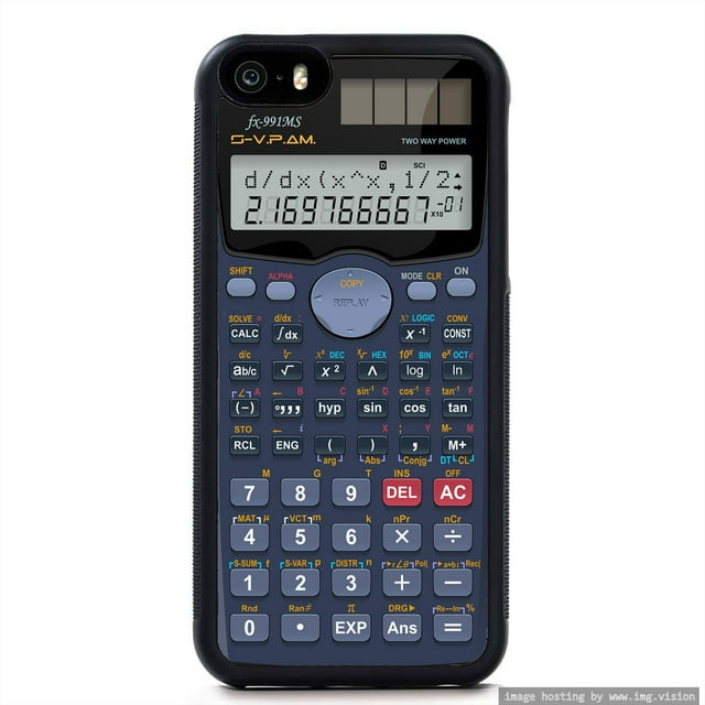 Funny Old School Scientific Calculator Numbers Shockproof Rubber Custom Case Cover For iPhone 16 Pro Max 15 Plus 14 XR