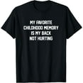 thumbnail image 1 of Funny Old Man Old Woman Birthday Back Not Hurting T-Shirt Black Medium, 1 of 4