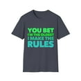 thumbnail image 1 of Funny Oldest Graphic Novelty R U L E Kids Family Tees, 1 of 4