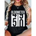 thumbnail image 1 of Funny Oldometer 50th Birthday Graphic T-Shirt Retro Turning 50 Years Old Gag Gift for Men and Women Short Sleeve Cotton Tee, 1 of 6
