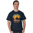 thumbnail image 1 of Funny On the Other Line Fishing Pun Men's Graphic T Shirt Tees Brisco Brands S, 1 of 4