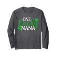 thumbnail image 1 of Funny One Lucky Nana Shamrock Long Sleeve T-Shirt for St. Patrick's Day Celebrations, 1 of 3