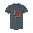 thumbnail image 1 of Funny Onewheel Electric Skateboard Quote Eat Sleep Float Repeat Unisex T-Shirt, up to size 5XL, 1 of 2