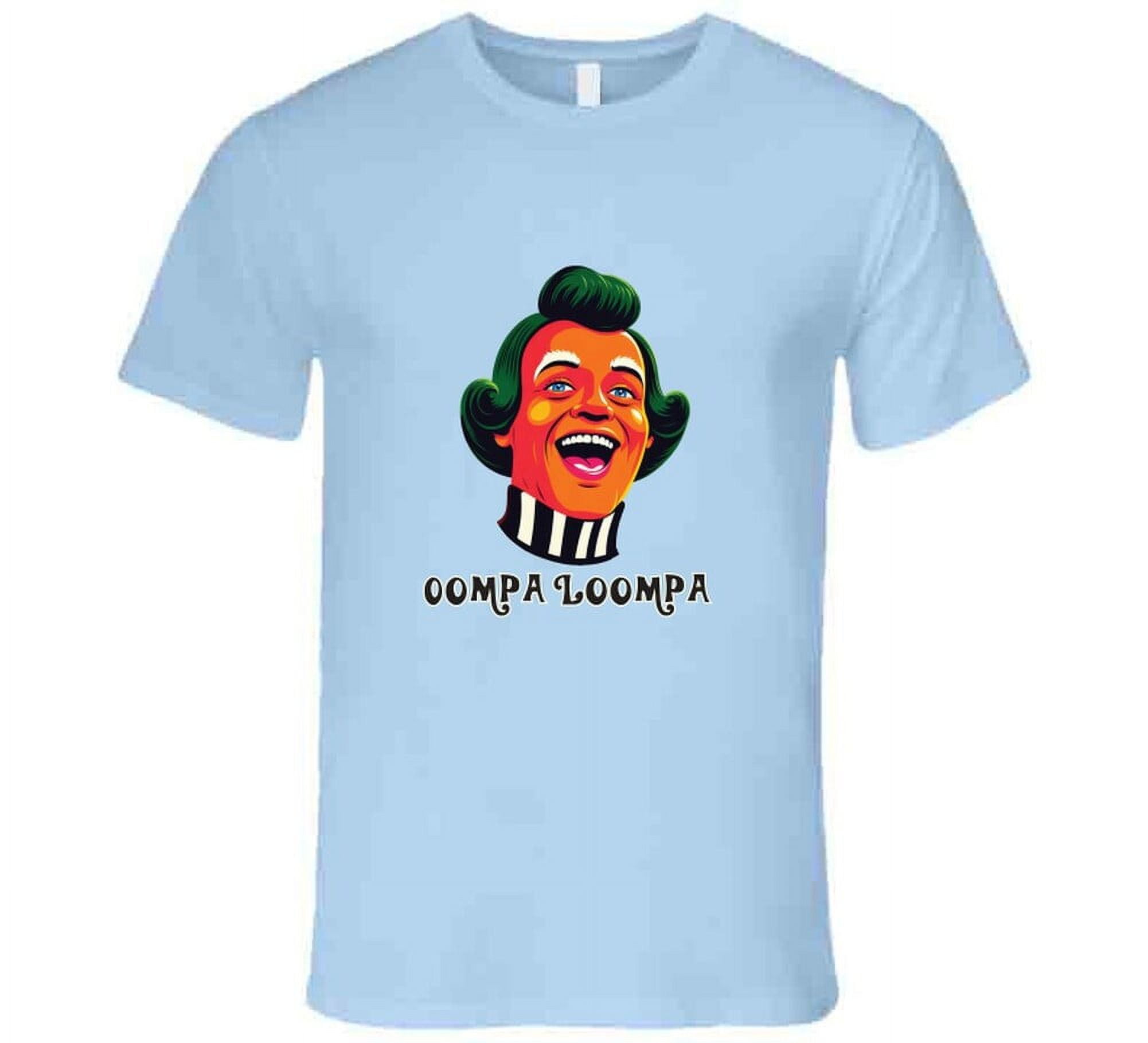 Funny Oompa Loompa Willy Wonka Classic Cult Movie Gift T Shirt ...