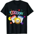 thumbnail image 1 of Funny Oooooh 69 Bingo Fan LGBT Bingo Ball T-Shirt, 1 of 3