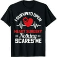 thumbnail image 1 of Funny Open Heart Bypass Surgery Recovery Get Well Gift T-Shirt, 1 of 6