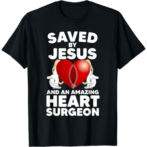 Funny Open Heart Surgery Design For Men Women Heart Patients T-Shirt