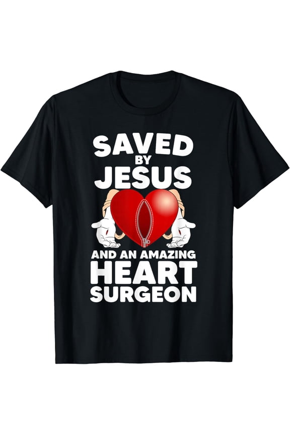 Funny Open Heart Surgery Design For Men Women Heart Patients T-Shirt