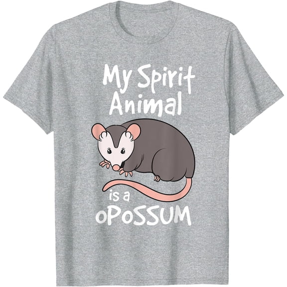 Funny Opossum My Spirit Animal Is a Opossum Unisex T-Shirt for Men Women Kids Toddler