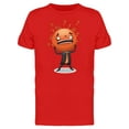 thumbnail image 1 of Funny Orange Ball Man In Panic T-Shirt Men -Image by Shutterstock, Male XX-Large, 1 of 2