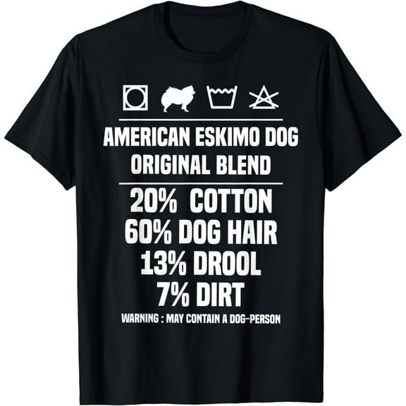 Funny Original Blend American Eskimo Dog T-Shirt Dog Gift