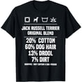 thumbnail image 1 of Funny Original Blend Jack Russell Terrier T-Shirt Dog Giftmen and women can wear, black, white, gifts.S,M,L,XL,2XL,3XL,779XL, 1 of 4