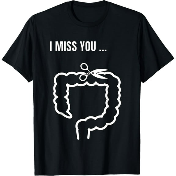 Funny Ostomy Ostomate Patient Gift - Missing my Colon T-Shirt