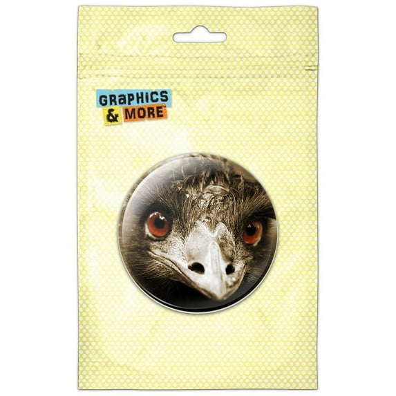 Funny Ostrich Bird Refrigerator Button Magnet