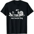 thumbnail image 1 of Funny Otter Drinking Coffee Just Anotter Day Cute Sea Otters T-Shirt, 1 of 5