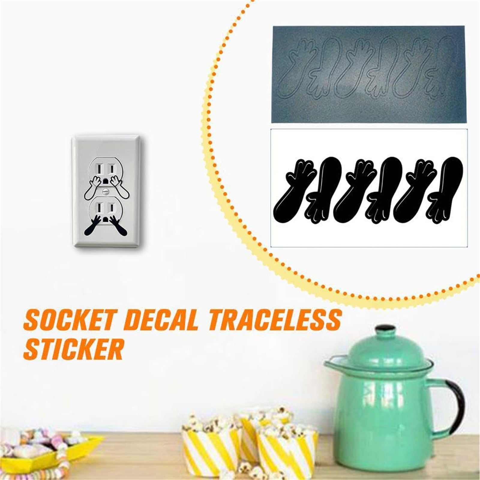 Funny Outlets Cover Decal,Prank Outlets Stickers, Funny Outlets