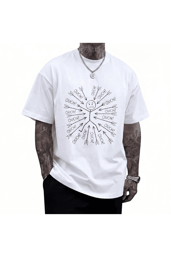 Funny Ow Ow Ow Chronic Awareness T-Shirt Unisex T Shirt Suitable for Men and Women Tee